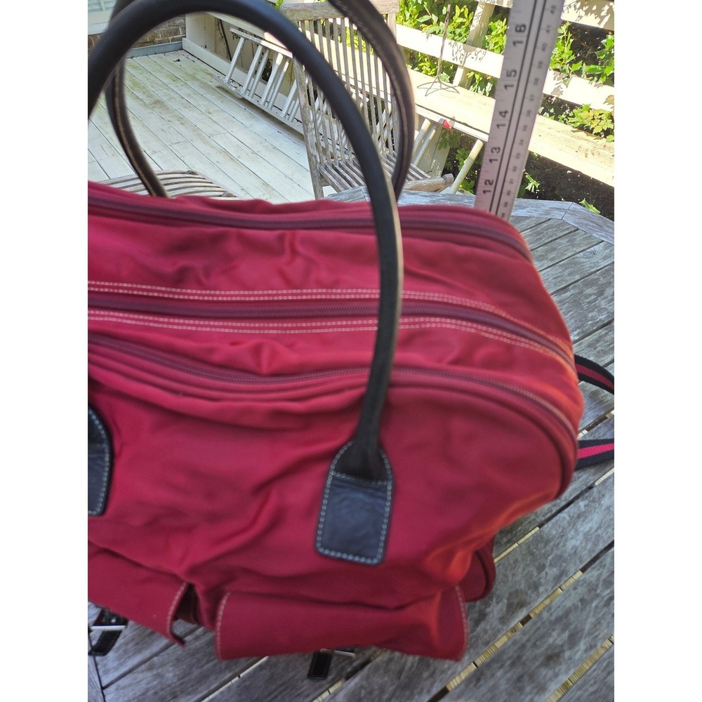 Maxx New York Red Travel Weekender Bag w/add Shoulder Strap